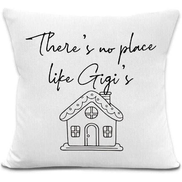 Papaw's Gifts Throw Pillow Covers, Birthday Gifts for Papaw Fathers Day,There's No Place Like Papaw's Decorative Pillowcases Cushion Cases for Living