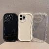 Однотонный чехол-волна для IPhone 11 12 13 14 15 16 Pro Max 16 15 Plus, износостойкая модель для пары, противоударный чехол для телефона