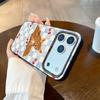 Чехол для телефона 'Два оленя' для iPhone 17 Pro Max 17Air 11 13 12 14 15 16 Plus Кожаный чехол Мягкий силиконовый Модный прозрачный чехол