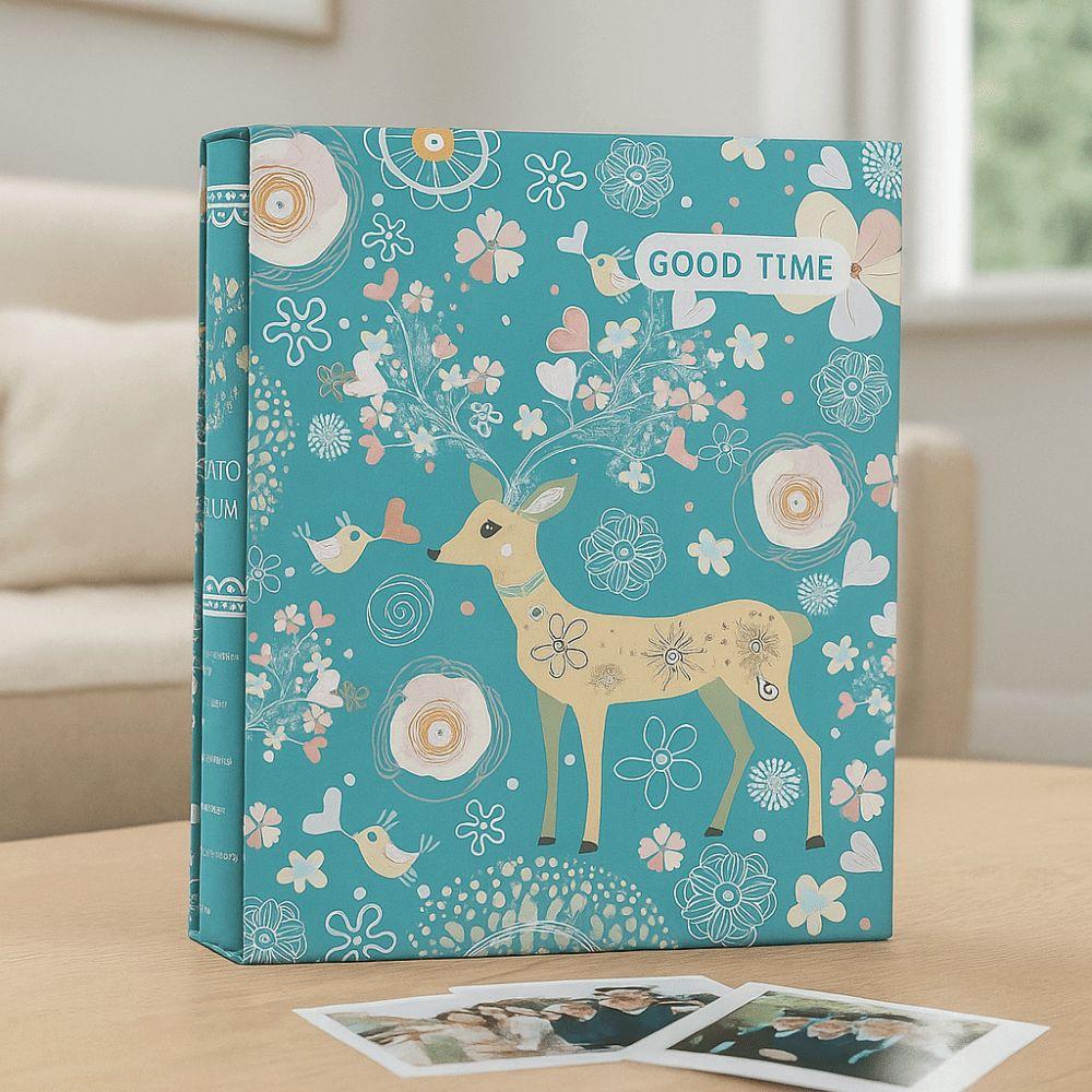 Exquisite 6inch Photo Album 200 Pockets Multi-pocket Photocard Holder Thickened Cartoon Pattern Scrapbook Gifts