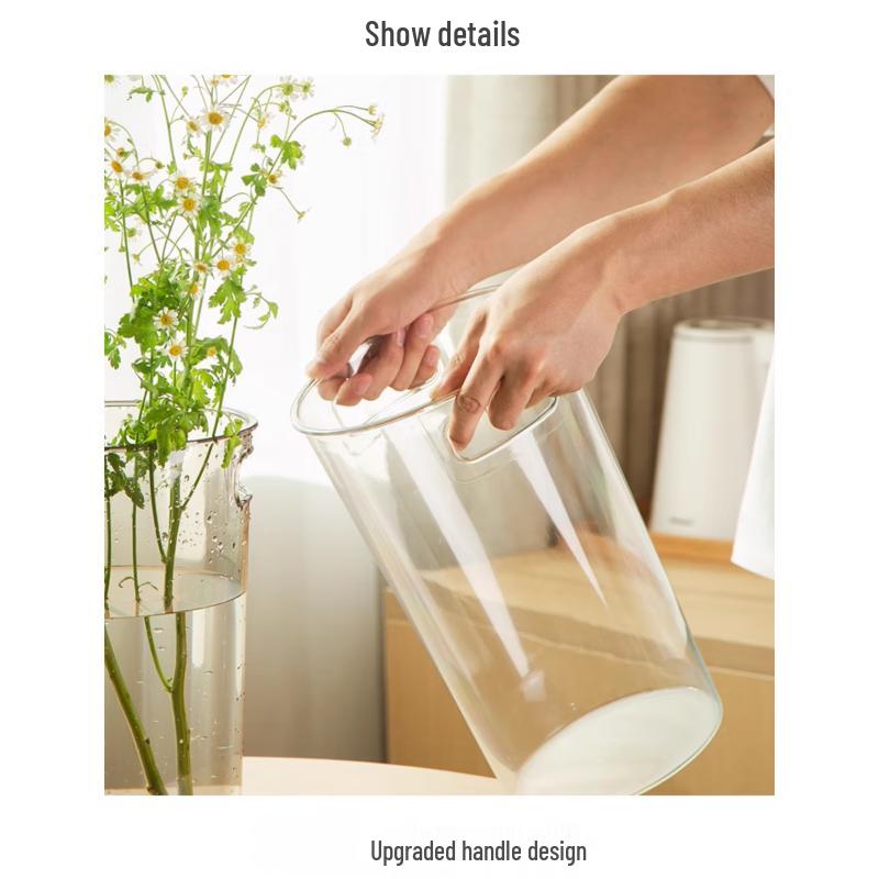 Portable Acrylic Flower Waking Bucket Vase (2-Pack)