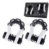 2 Pcs Trailer U-hook 8 Ton 3/4" D-ring Shackles Set u-hook loop hook trailer rope automobile SUV Offroad Parts Towing Hook
