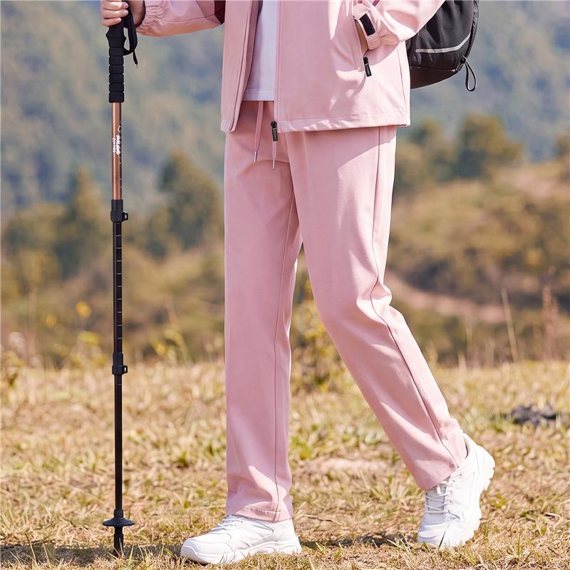 Kids' Spring/Autumn Softshell Hiking Pants, Windproof & Waterproof, Straight-Leg, Unisex for Older Children