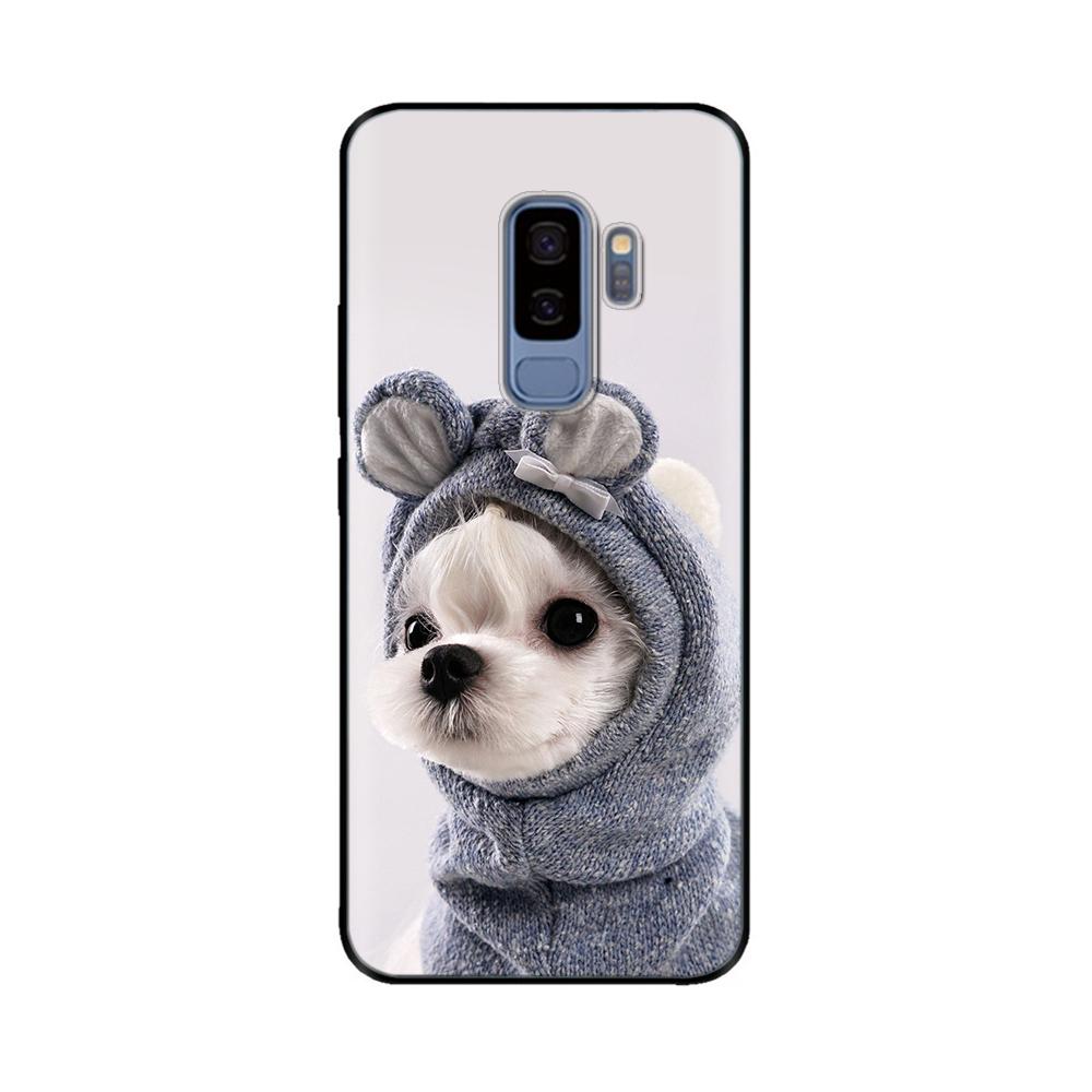 For Samsung Galaxy S9 Case Mobile Phone TPU Silicone Protective Cover for Samsung S9 Plus S9+ S 9 Back Cover Paintted Bumper