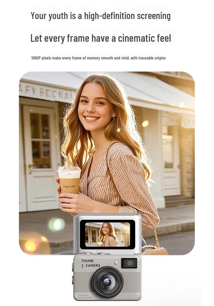 Y11 Mini Autofocus Student Camera - 68MP HD CCD