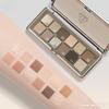 3CE Палетка теней для век New Take B Низкий нейтральный, Корейская косметика, Коричневый, Глиттер, Многоцветный