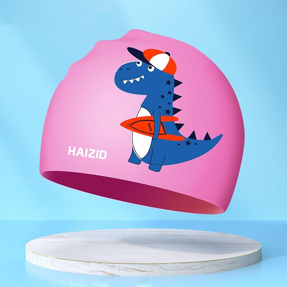 Водонепроницаемая детская шапочка для плавания Силиконовые шапочки для купания Шапочка Водный спорт Детская шапочка для плавания Мальчики Девочки