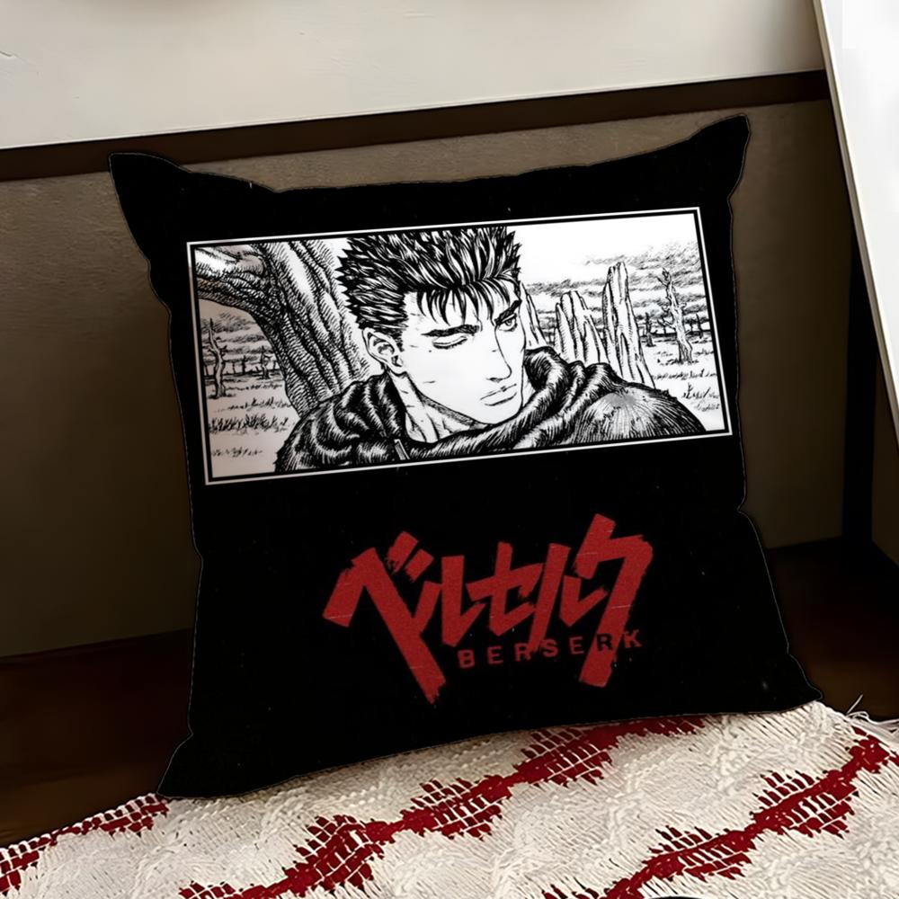 Cool BBerserkS Cushion Cover Reversible Soft Durable Pillow Cover Home  Car MultiScene Use for Daily Comfort