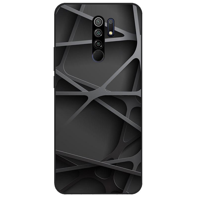 Cover For Xiaomi Redmi 9 Case Cat Flower Animal Cover Silicone Case For Redmi 9 redmi9 Cover Bumper Shockproof Phone Case Coque