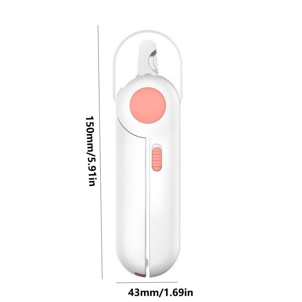 LED Pet Claw Trimmer Safe Design Cat Nail Grinder Professional Nail Cutter  Pet Grooming