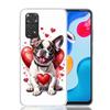Lovely Puppy Heart Dogs Phone Case For Xiaomi Redmi Note 15 14 13 12S 12 Pro Plus 11S 11E 11 11T 10S 10 Art Soft Pattern Cover R