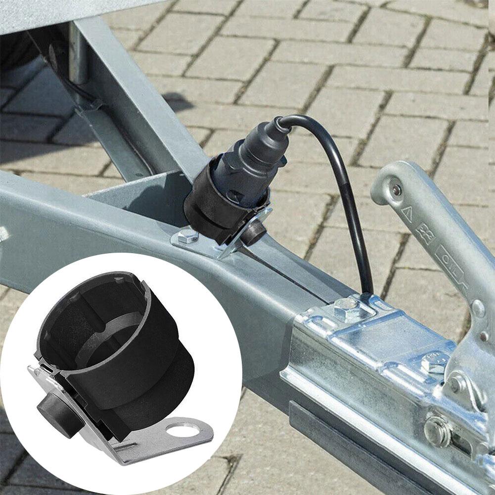 1 шт. держатель вилки прицепа универсальный всепогодный защитный жесткий аксессуар для 7-13P прицепа грязезащитная вилка адаптер B0T9