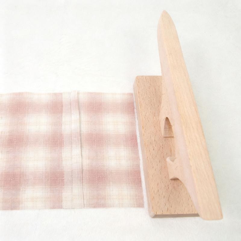 Wood Ironing Board for Fabric Pressing and Corner Flipping in Clothing Creation Sewing