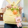 Soft Plush Monkey Fox Toy Kids 15cm PP Cotton Stuffed Animal Backpack Charm Desk Decor Birthday Gift