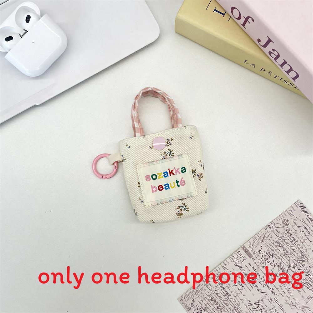 Modern Minimalist Polyester Earphone Case With Multiuse Storage For Travel Organizers