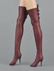 Accessories for for TBLeague Body Sexy Beautiful Woman Leather Style Long Boots High Heel Shoes Not Include Head and [TOYBARJAPAN] 1/6