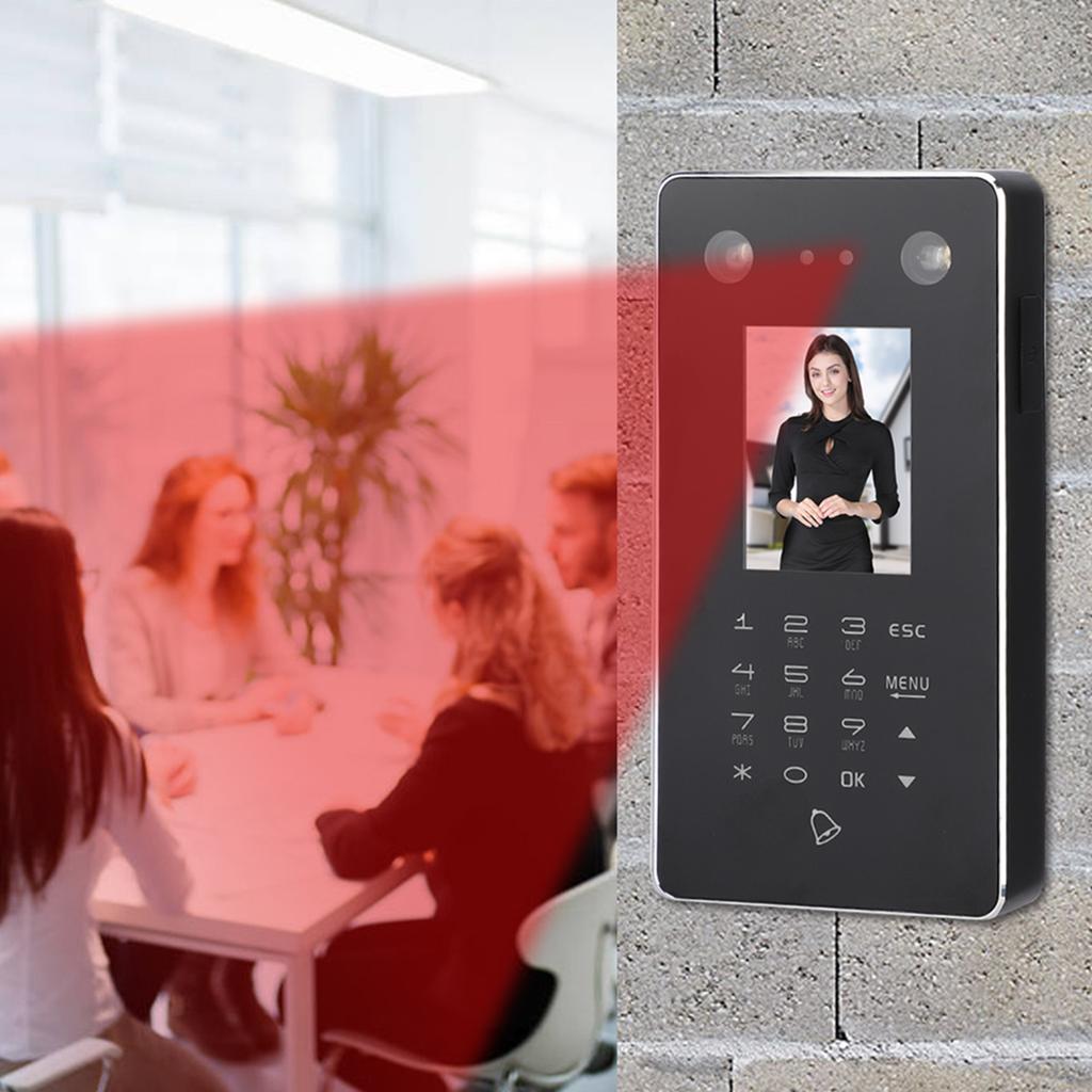 Контроль доступа, посещаемость, распознавание лиц и паролей, карта с дверным звонком 125 кГц TCP/IP