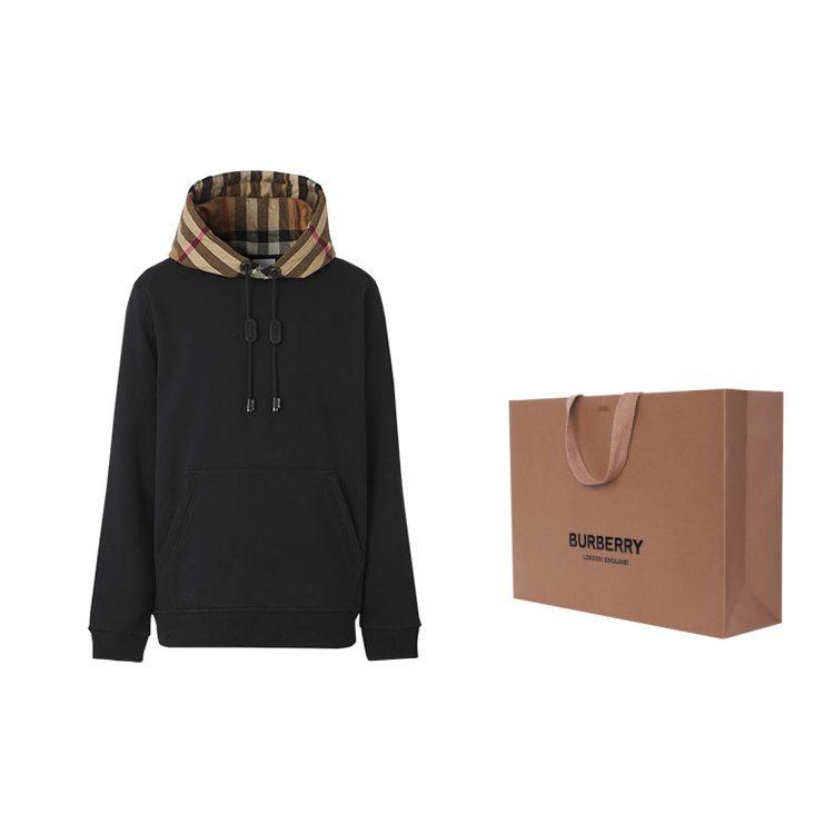 Burberry Толстовка с клетчатым капюшоном 8045004