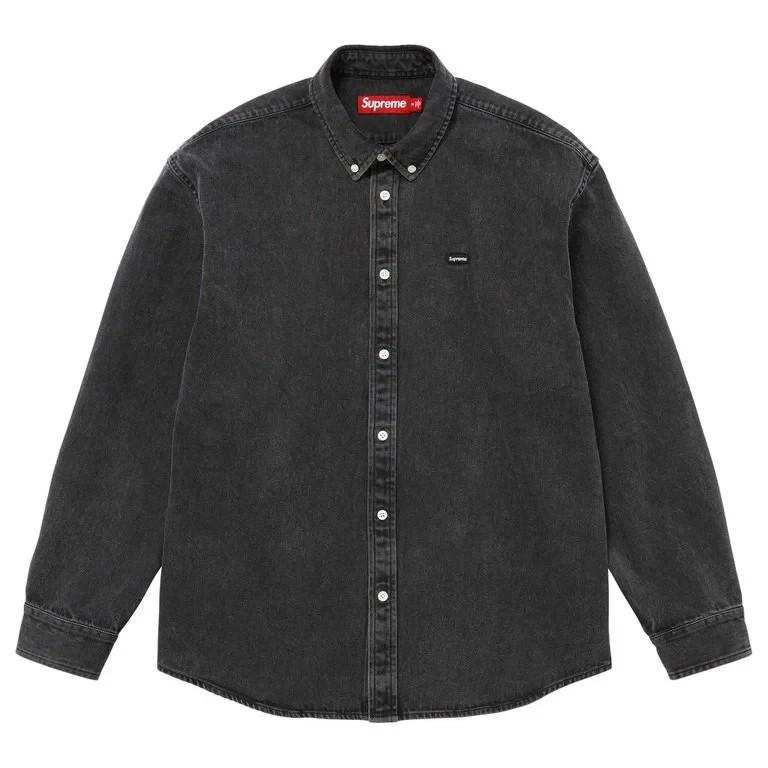 Supreme Small Box Denim Shirt Black