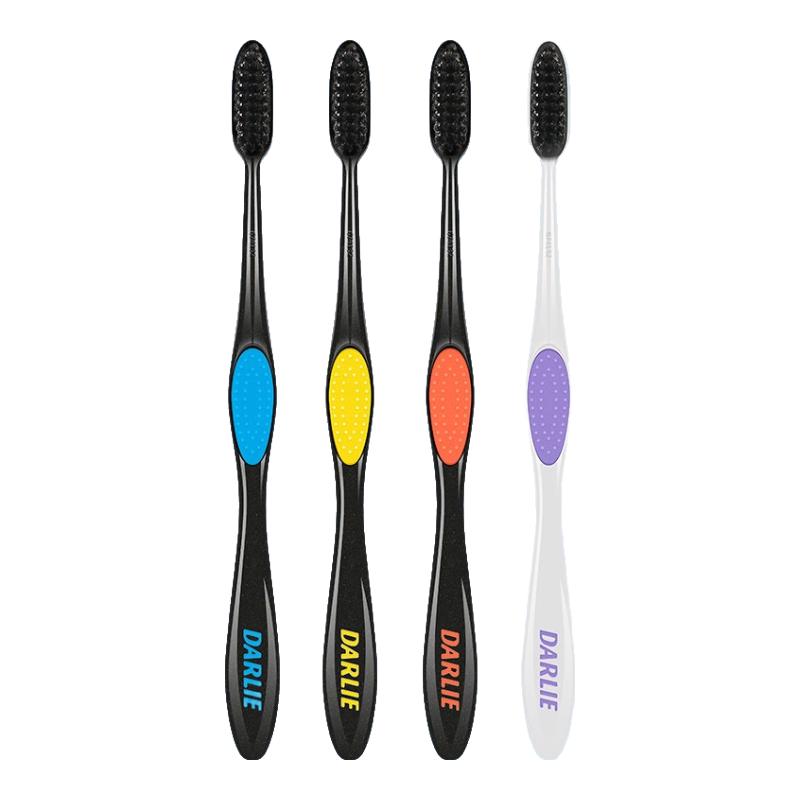 Darlie Глубоко очищающая мягкая зубная щетка Carbon Silk