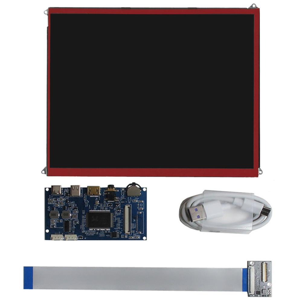 For iPad 3/4 9.7 Inch LP097QX1-SPA1 LTL097QL01 DIY IPS 2048*1536 LCD Display Screen Monitor Control Driver Board Portable Display Screen
