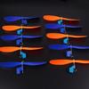 10pcs 2 Colors Rubber Band Powered Propellers Plastic Car Propeller  For Student Airplane Projects