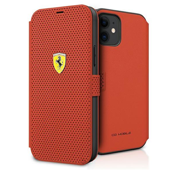 Ferrari Fespeflbkp12Sre iPhone 12 Mini 5,4 Красный/Red Book On Track Перфорированный
