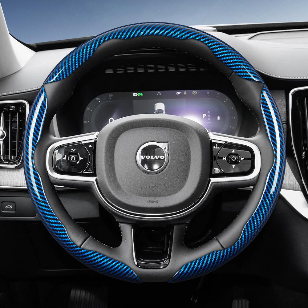 Подходит для чехла на руль Volvo с сегментированным дизайном быстросъемной фиксации, прочный, совместим с моделями, такими как Xc60, Xc40, Ex40, Xc90, S60