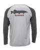 SIMMS camouflage fishing suit Luya long-sleeved crew neck T-shirt men's summer sunscreen suit quick-drying breathable fishing suit