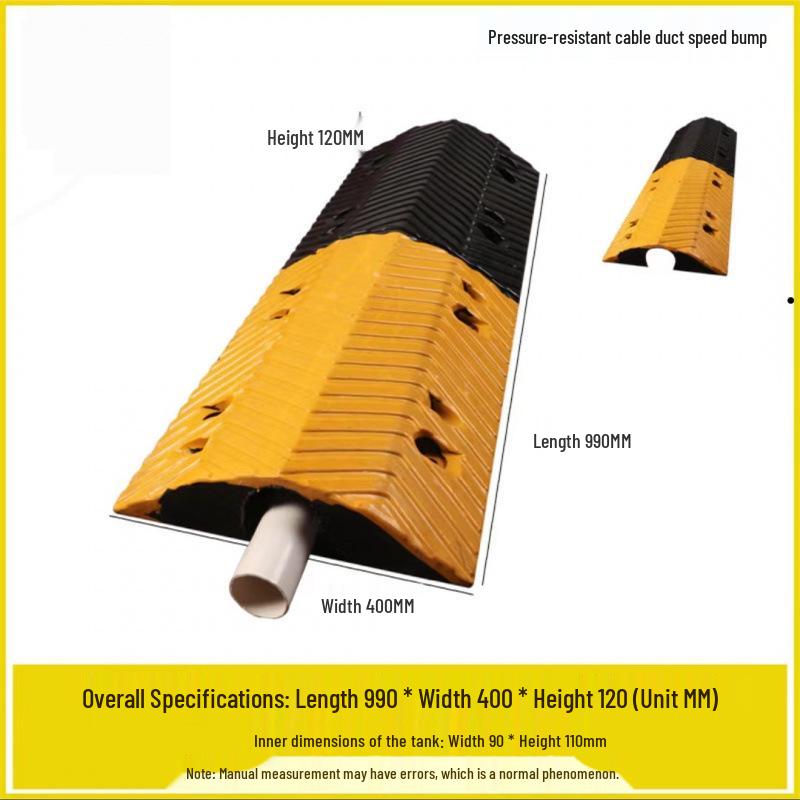 Indoor/Outdoor Cable Protection Rubber Trunking Speed Bump