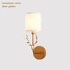 E14 Wall Lamp Cloth Iron Art Electroplating Wall Light for Home Hotel Bedroom Bedside Night Lights Christmas Antler Lamp