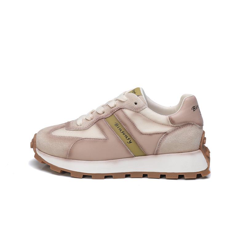 2026 summer new ins color matching Forrest Gump shoes women's platform mesh transparent mesh shoes