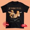 Jethro Tull Короткий рукав Мужская Черная Футболка S-3XL Q7847