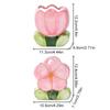 Керамика Настольный настольный контейнер в форме тюльпана-органайзер Косметическая щетка Разные аксессуары