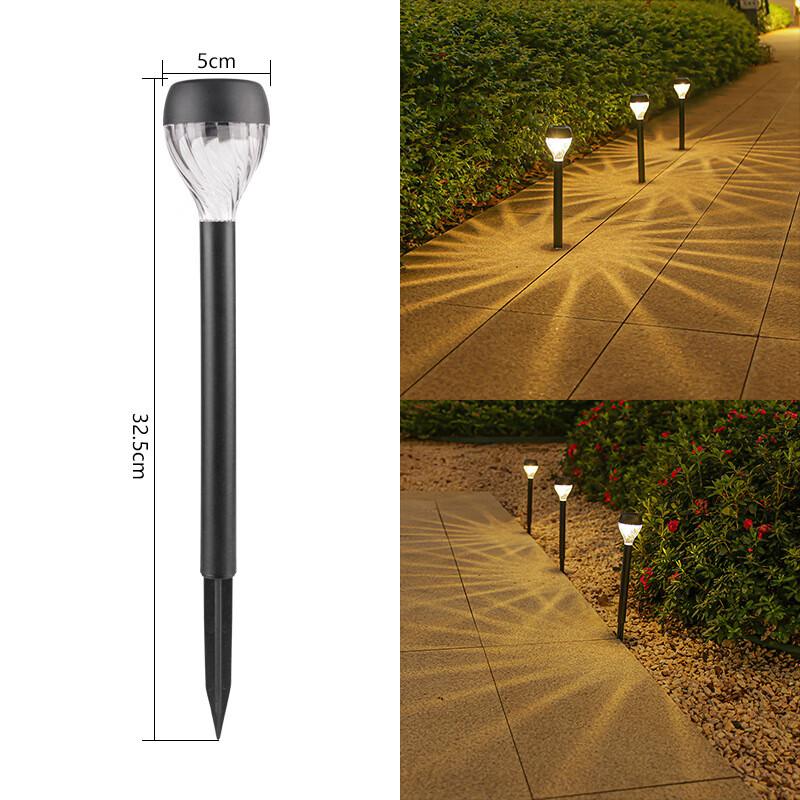 Наземный садовый светильник на солнечной батарее