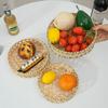 Bread Fruit Woven Basket Vegetable Food Miniature Storage Baskets Cute Bamboo Fruit Basket