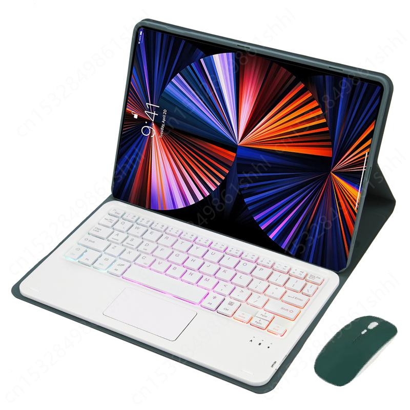 Чехол для планшета Tab P11 P11 Pro 11 11.5 с клавиатурой и тачпадом, подсветкой, магнитный, обложка