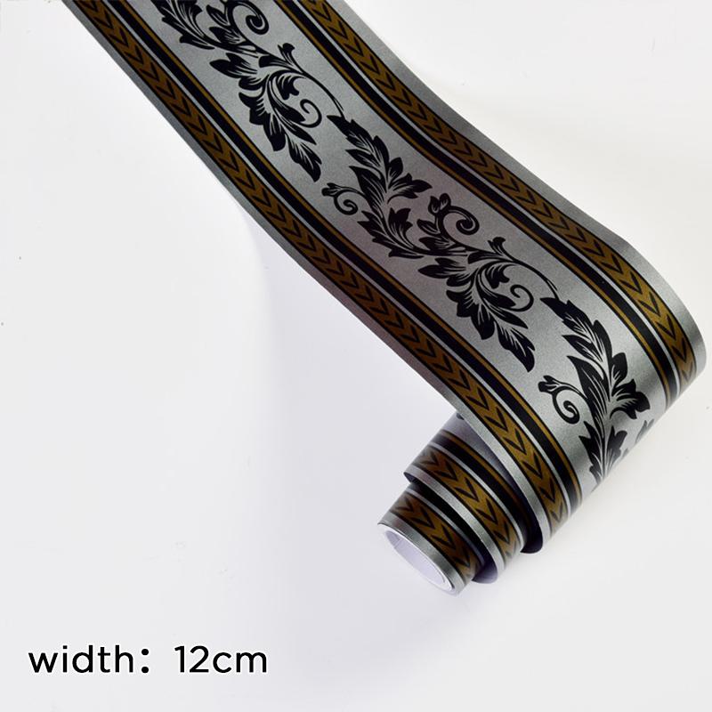 10M ПВХ водонепроницаемый пояс самоклеящийся плинтус поясной линии обои декор гостиной виниловые настенные наклейки на стену