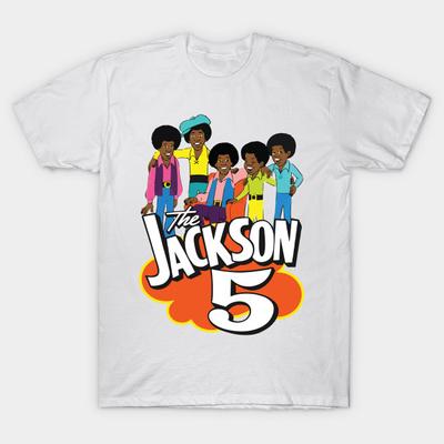 Футболка женская Jackson 5 70S Cartoon Retro Vintage Style Harajuku Print Kawaii футболка летняя женская футболка с коротким рукавом топ футболка