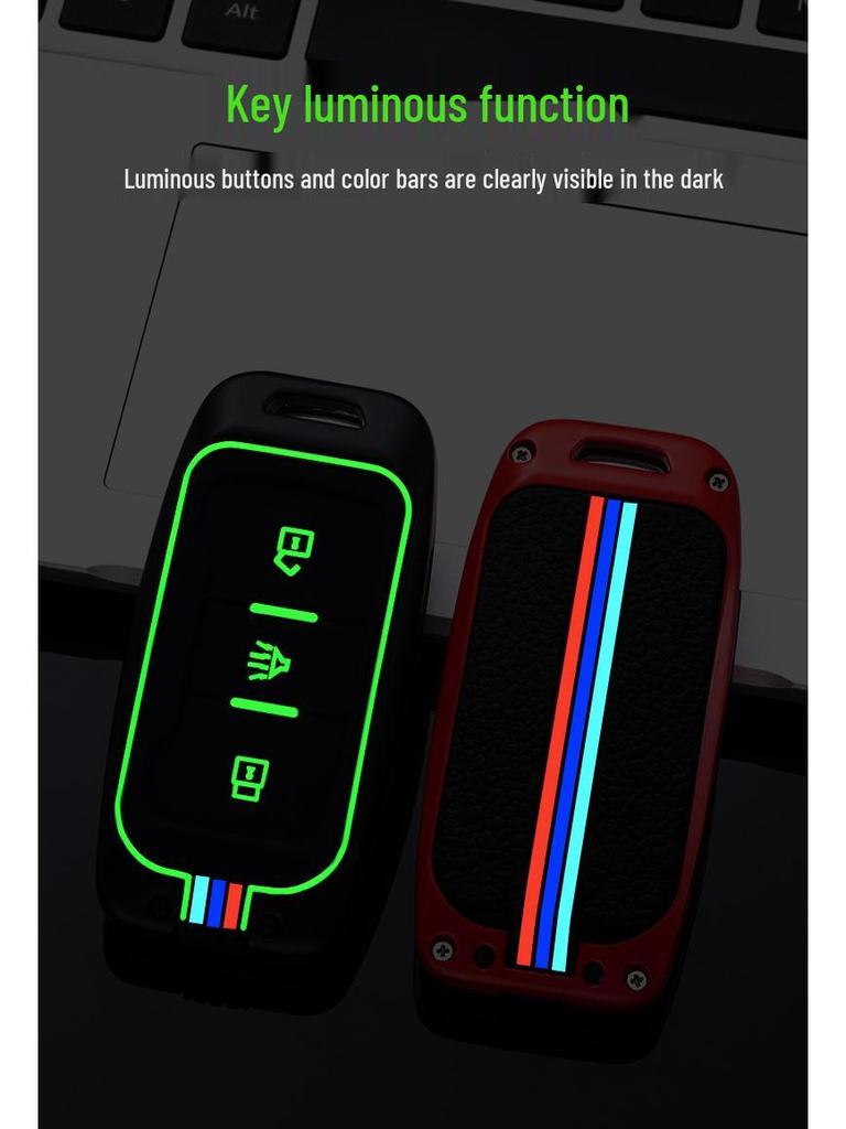 Key Case for Chery Jetour X70S/X70M/X70X90 - Unisex Car Key Bag with EV Buckle