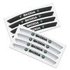 DPO3  Car Wheel Rim Badge Creative Decoration Decals Styling Auto Aluminum Trim Sticker for Skoda fabia octavia Rapid kodiaq superb A5