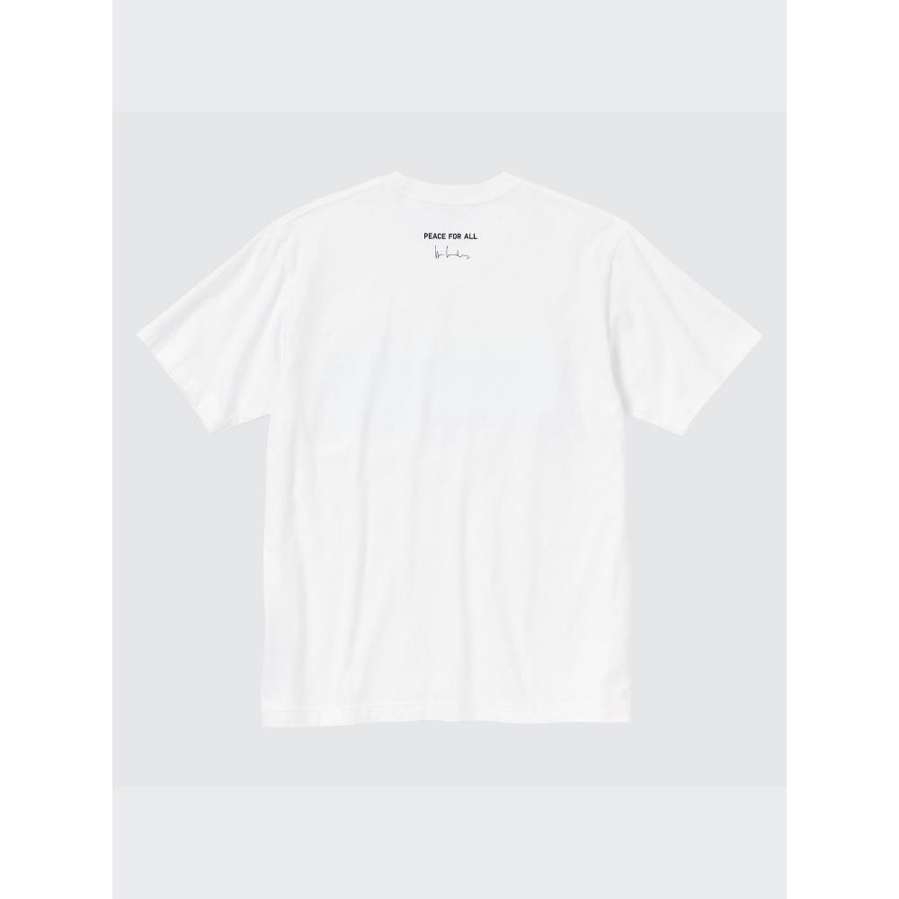 Uniqlo Футболка Peace For All с коротким рукавом и графическим принтом, стандартный крой, Вим Вендерс