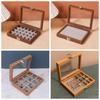 Velvet Jewelry Organizer Simple Jewelry Display Tray Wooden Jewelry Box  Ring/Earring Display