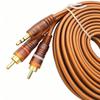 Позолоченный аудиокабель 3,5 мм на двойной RCA - Стереоадаптер 1 на 2