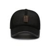 Fashionable Breathable Baseball Cap Korean Style Mesh Visor Cap Versatile Breathable Peaked Cap
