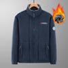 Unisex Polar Fleece Jacket: Stand Collar, Windproof, Warm, Loose Fit for Outdoor & Mountaineering