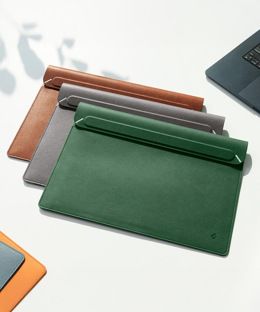 Spigen Чехол-конверт из кожи для ноутбука Macbook Valentinus