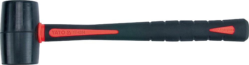 Rubber hammer with fiberglass handle 440 g YT-4594 YATO