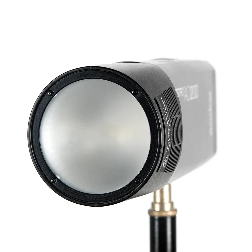 Godox H200R Separation Studio Flash Head Extension Head Portable with Spiral Tube for Godox AD200 Flash