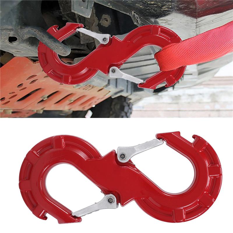 S-Shape Quick Rescue Shackle Trailer Winch Hook Car JK Offroad Towing Recovery Kits 4X4 Auto Winch Trailer Shackle-M53K